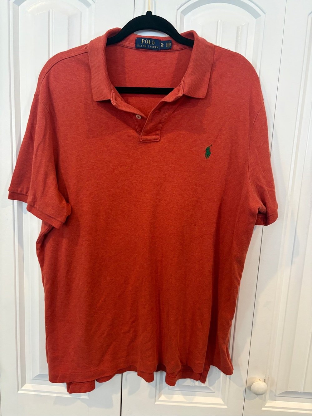 Polo Ralph Lauren orange polo size XL